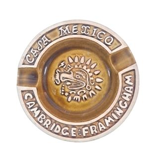 Vintage Casa Mexico Ceramic Ashtray Cambridge Framingham Souvenir